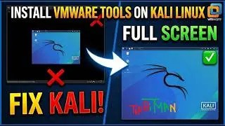Install VMware Tools on Kali Linux | Fix Display, Drag & Drop (Step-by-Step)