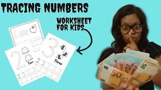 CREATE AND SELL TRACING NUMBERS ACTIVITY BOOK FOR KIDS