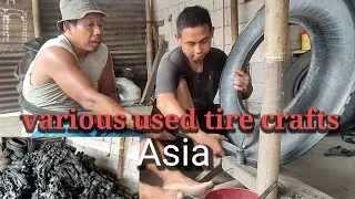 Making world famous rubber sofa straps