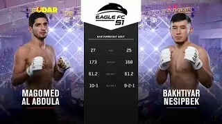 Magomed Al Abdula vs Bakhtiyar Nesipbek | #EagleFC51 Full Fight