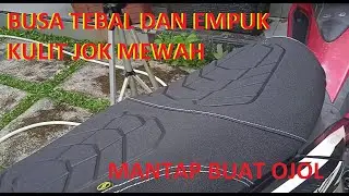 Cara Mengganti Busa dan Kulit Jok Motor Supra X125 FI