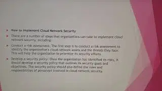 What Is Cloud Network Security and How to Implement It