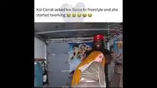 #KaiCenat told #Icespice to freestyle and she started twerking instead