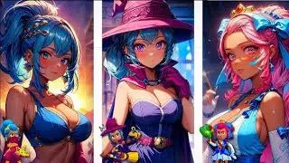 Brawlstars Shelly as Anime