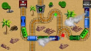 Train Track Maze - Classic Make Puzzle Game - (Level 21 - 28) Gameplay #3