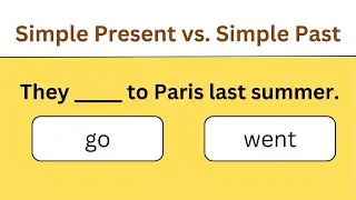 Simple Present vs. Simple Past | Can you score 12/12 ? | Tenses quiz | Choose the correct answer