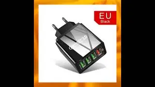 Lovebay 48W Quick Charger 3.0 USB Charger For iphone Samsung Tablet EU US Plug Wall Mobile Phone ...