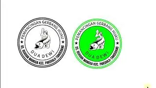Cara membuat stempel menggunakan coreldraw