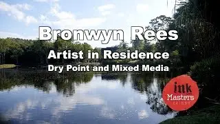 Bronwyn Rees Drypoint and Mixed Media Workshop InkMasters Cairns
