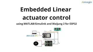 Embedded Linear actuator control using MATLAB/Simulink and Waijung 2 for ESP32