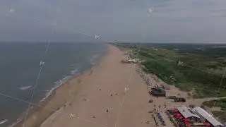 Stunning coastline of The Hague with its beautiful beach, lively beachfront venues, and lush green