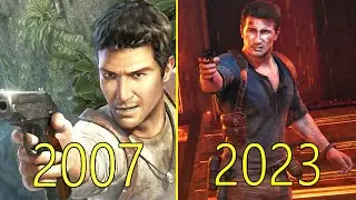 Evolution of Uncharted Games 2007-2023