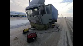МАЗ на перегоне / И опять стартер... / Спускаю пар)))