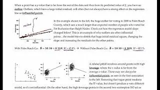 6-4 Influential Points and Lurking Variables