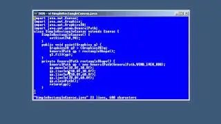 Lesson1 Building a Rectangle with GeneralPath | Java Graphics Tutorial
