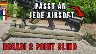 This Sling fits all Airsoft Weapons! Begadi 2 Point Sling 