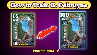 How To Train 100 Ratred K. De Bruyne  nominating contract efootball 2024 || 5 Star Nominating card