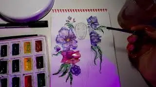 ASMR,ACMR,Унесённые призраками. Рисунок, безликий акварелью.