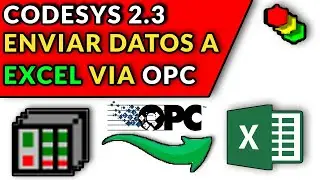 🔴✅CODESYS 2.3 - SEND DATA TO EXCEL VIA OPC