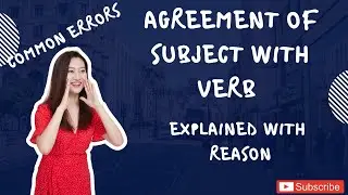 Agreement of Subject with Verb Part14.1 | Adj, Comparative, Any other, That of, | Common Errors.