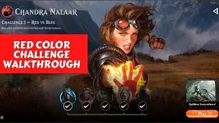 2021 Red Color Challenge Walkthrough - All 5 Games - Magic: The Gathering Arena (MTG)