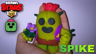 Spike in clay🌵! Brawl stars (clay art)