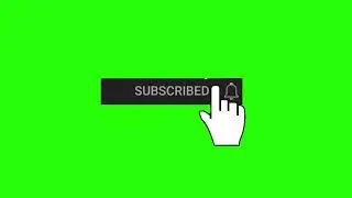 YouTube like subscribe bell icon buttons green screen | End Screen MY Description