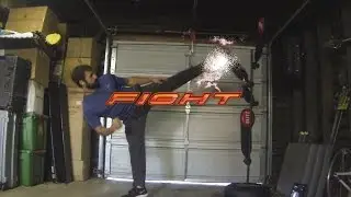 Real Life Tekken - Training Mode with Kicks - Eric Jacobus