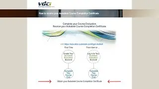 Autodesk Course Completion Certificate
