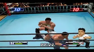 Jason DeLucia vs. Yoshihisa Yamamoto - Shoot-Style (Virtual Pro Wrestling 2 N64)