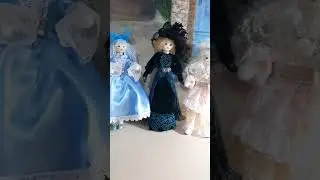 Мадам Жасмин со своими дочками . Авторская кукла. Коллекционная кукла. 