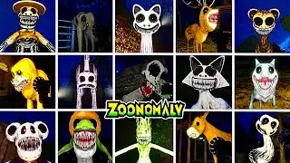 Zoonomaly Mobile VS Zoonomaly Pc - All Jumpscares Comparison (Showcase)