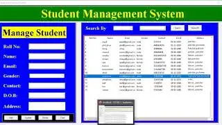 How to make a Student Management System in python with Database 
