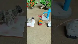 Mini hand pump project water dc supply mini motor 