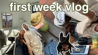 week in my life 🌼🏠🍂 *moving series ep 2* (finding new places, date nights, hauls, new furniture)