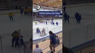 Buffalo Sabres development camp small area 2V2 game 