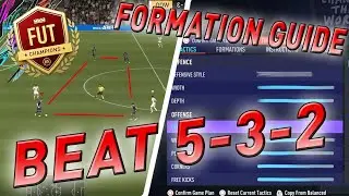 HOW TO BEAT 5-3-2 FORMATION GUIDE!! #FIFA21 ULTIMATE TEAM