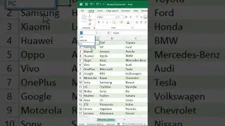 Rename Column in Excel 