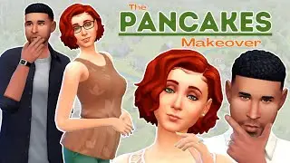 The Sims 4 Townie Makeovers: The Pancakes (Bob and Eliza) - Base Game (No CC)