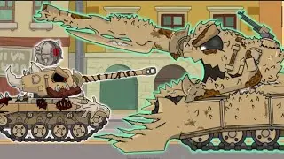 Devourer vs Parasite. Cartoons About Tanks. @HomeAnimations