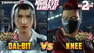 Tekken 8 – DAL-BIT (Jun Kazama) vs KNEE (Bryan) – T8 High Level Gameplay!