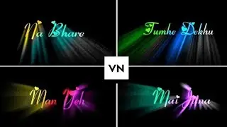 colourfull text lyrics |text lyrics video kaise editing kare |how to edit text lyrics video