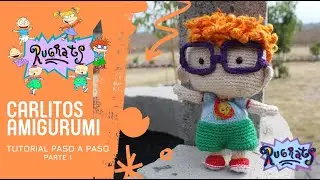 Carlitos rugrats amigurumi tejido a crochet con patron paso a paso Parte 1