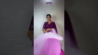 Must Try Poses in Saree with Pallu 🩷| @santoshi_megharaj #poses #howto #sareeposes #shorts