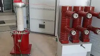 MV Busbar HIPOT Test | AC HIPOT Test of 33KV MV Busbar | AC HIPOT | Huazheng | Medium voltage HIPOT