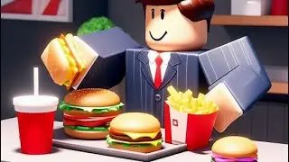 EATING FAST FOOD! BLOX BURG MUKBANG