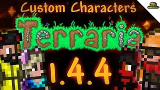 50 INCREDIBLE TERRARIA 1.4.4 CUSTOM CHARACTERS | VANITY SETS AND HOW TO MAKE THEM!
