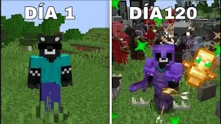 Sobreviví los 120 días MAS DIFICILES de MINECRAFT