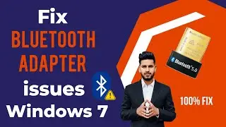 How to Fix Bluetooth Adapter issues || Bluetooth Adapter not detected issue fix 🔥