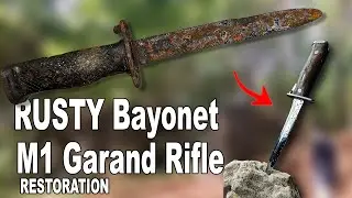 Rusted Bayonet from the Vietnam War - Awesome Restoration